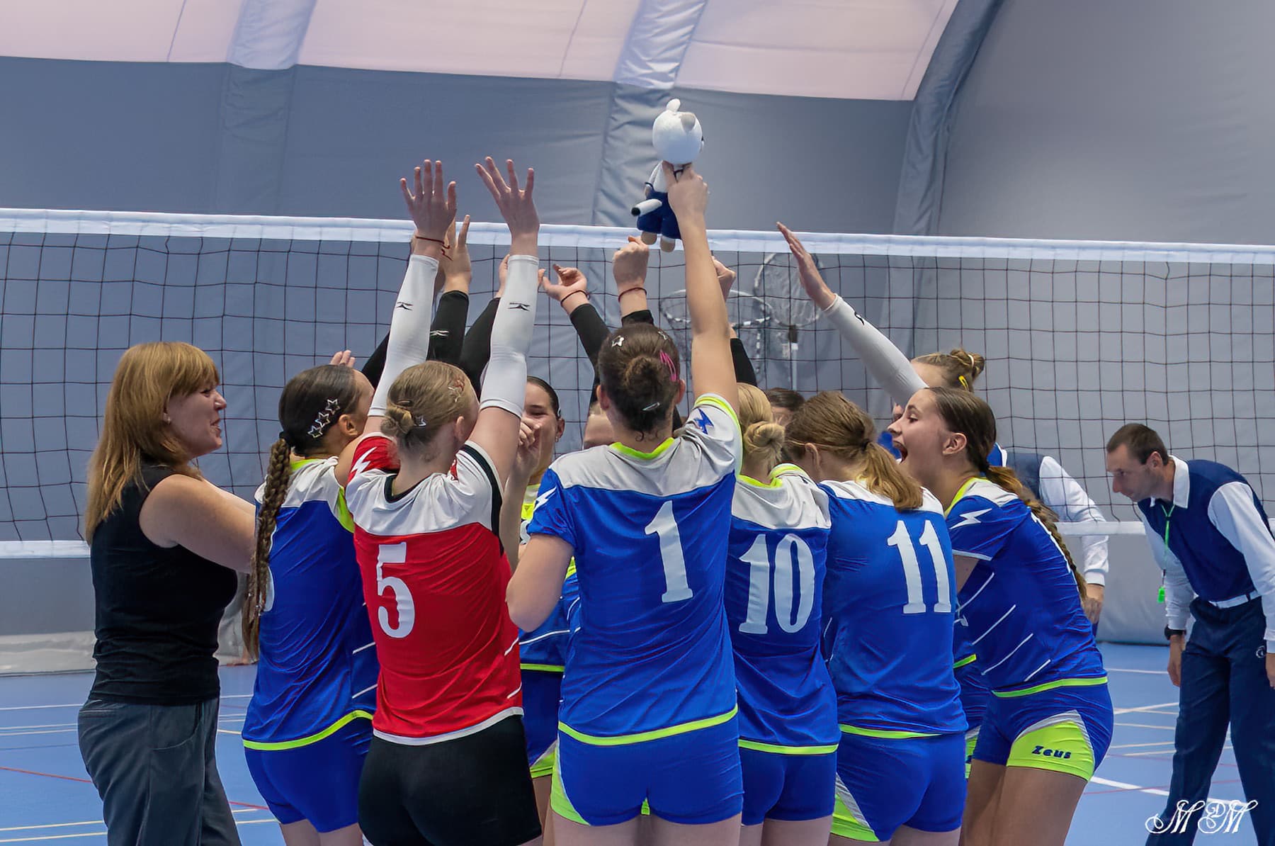 Beach volleyball sand court